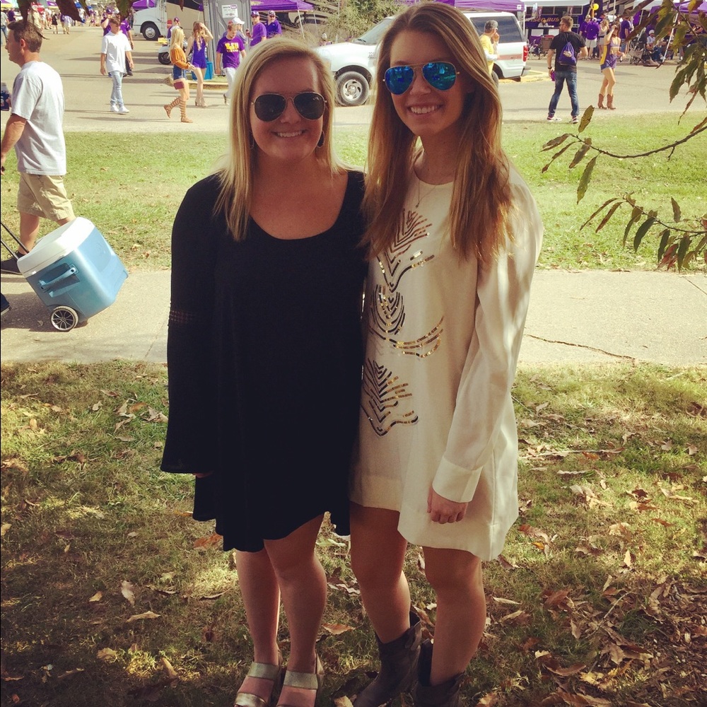 Others Follow black long sleeve dress